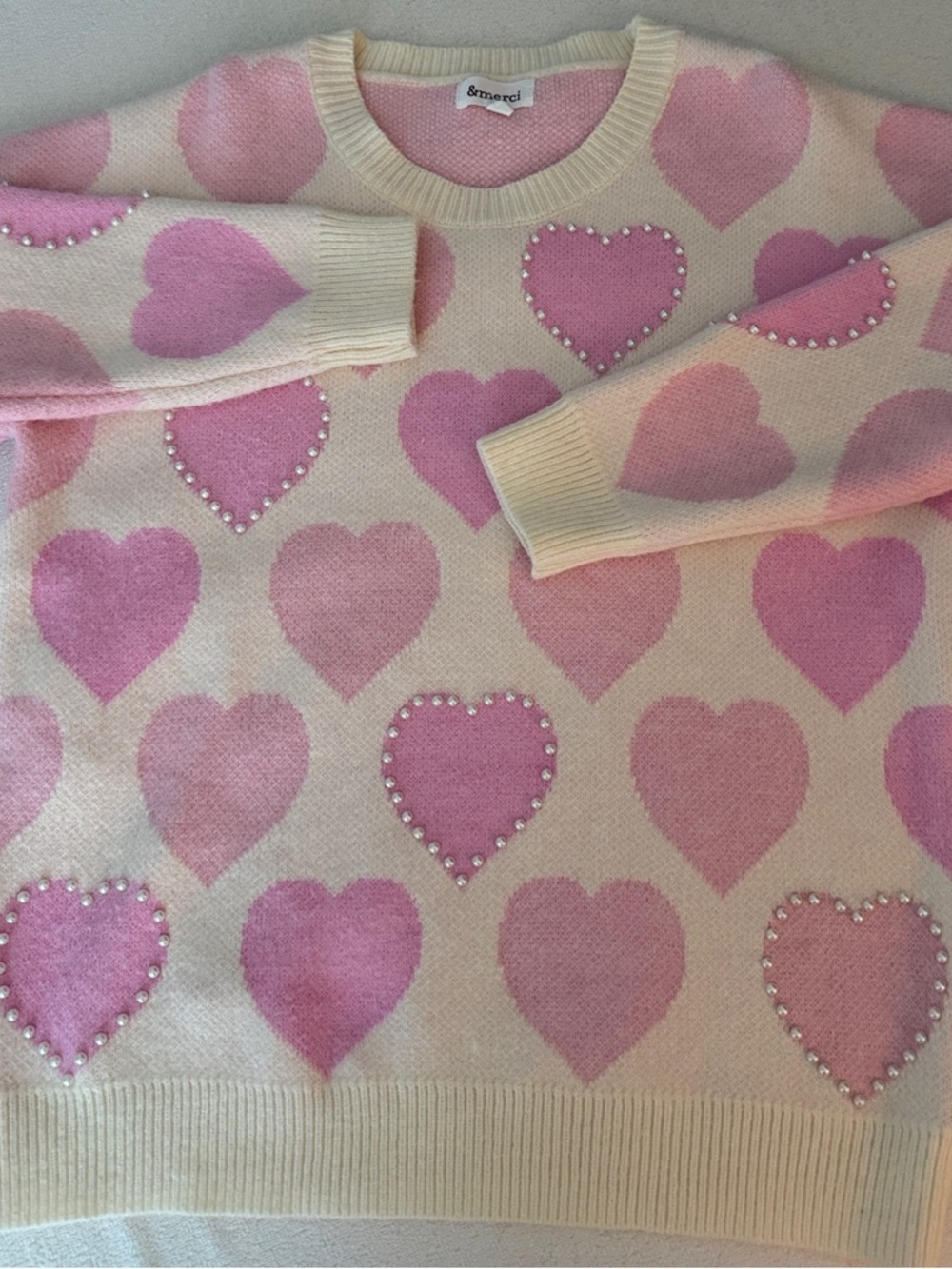 VICI Sweater Bundle - &merci Hearts / Valentine’s Day: Size L - Picture 4 of 6